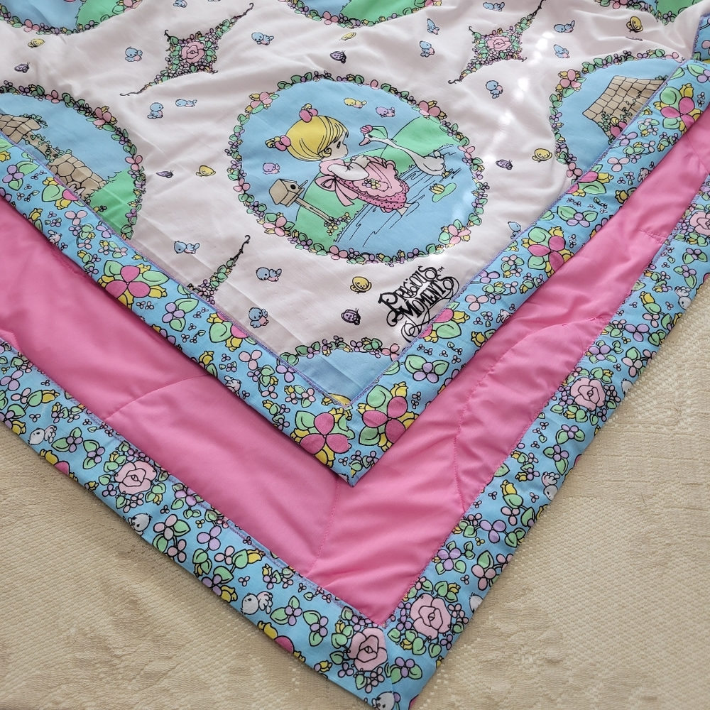 Vintage Precious Moments Quilt Handmade